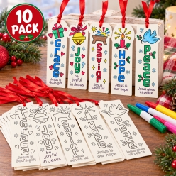 God's Promise Colour Your Own Bookmarks-10Pk